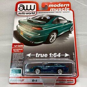 Auto World 1993 Dodge Stealth R/T Peacock Green Limited Edition Rel 4 Ver B 2022